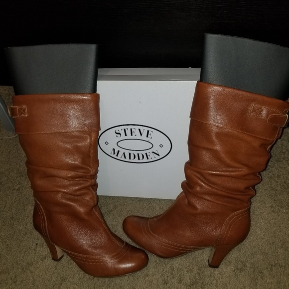 Steve Madden Leather Boots - Picture 3 of 3